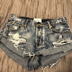 Jean shorts